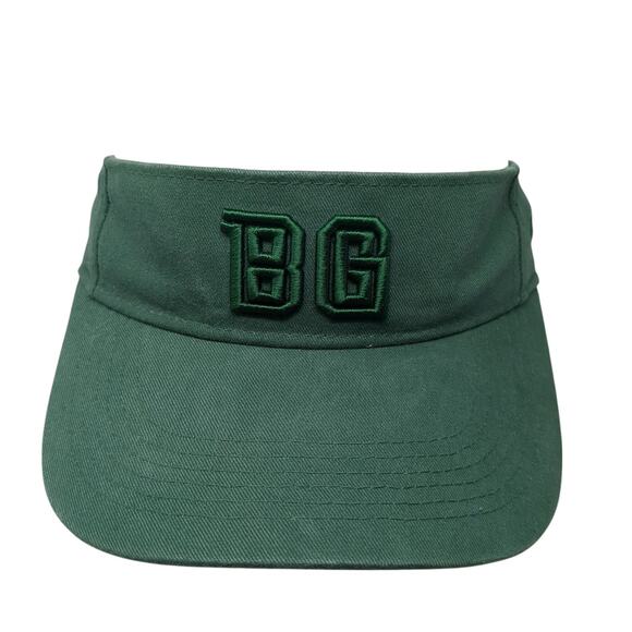 BG Sun Visor Cap Green One Size Adjustable Lightweight Embroidered Busch Gardens - Picture 1 of 9
